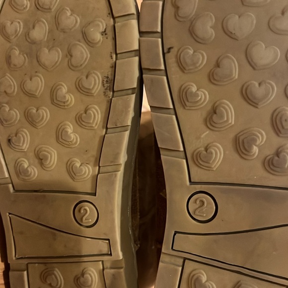 Rampage girls suede boots with fur and ribbons - Picture 6 of 7